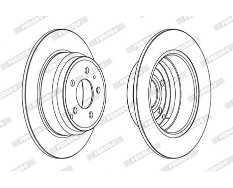 Brake Disc PREMIER DDF552 Ferodo