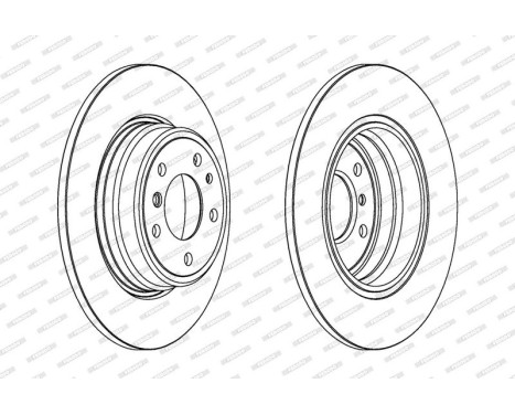 Brake Disc PREMIER DDF553 Ferodo, Image 2