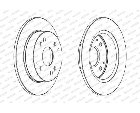 Brake Disc PREMIER DDF565 Ferodo, Image 2