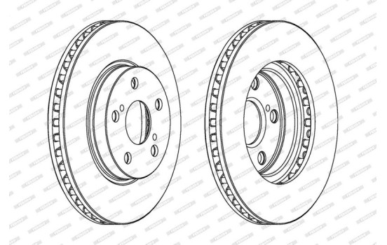 Brake Disc PREMIER DDF620 Ferodo