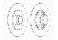 Brake Disc PREMIER DDF752C Ferodo
