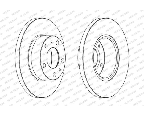 Brake Disc PREMIER DDF758 Ferodo, Image 2