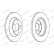 Brake Disc PREMIER DDF759 Ferodo, Thumbnail 2