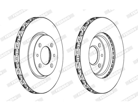 Brake Disc PREMIER DDF762 Ferodo