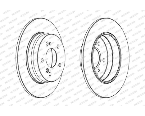 Brake Disc PREMIER DDF819 Ferodo