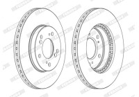Brake Disc PREMIER DDF829C Ferodo