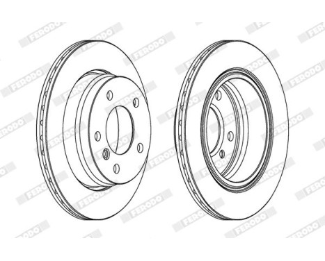 Brake Disc PREMIER DDF831 Ferodo