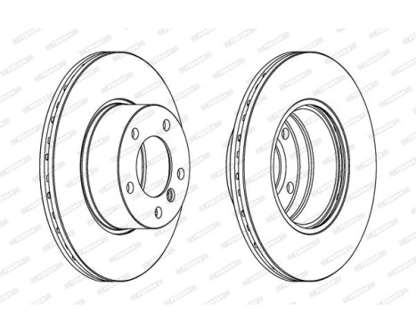 Brake Disc PREMIER DDF834 Ferodo