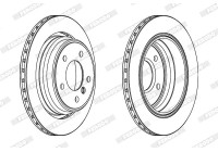 Brake Disc PREMIER DDF836 Ferodo
