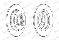 Brake Disc PREMIER DDF847 Ferodo