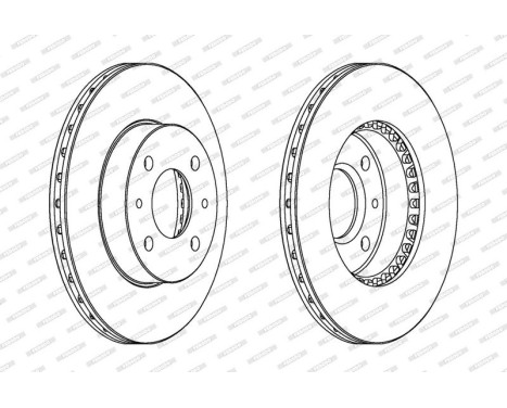 Brake Disc PREMIER DDF867 Ferodo, Image 2