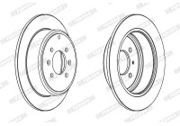 Brake Disc PREMIER DDF869 Ferodo