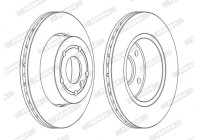 Brake Disc PREMIER DDF873C Ferodo