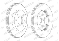 Brake Disc PREMIER DDF885C Ferodo