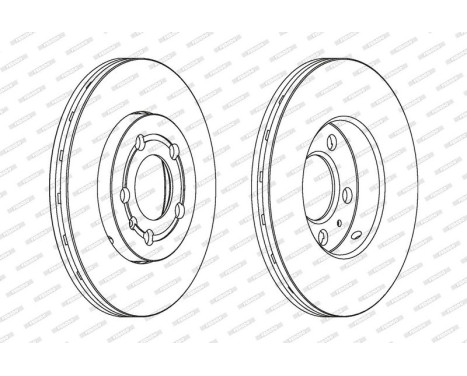 Brake Disc PREMIER DDF927 Ferodo, Image 2