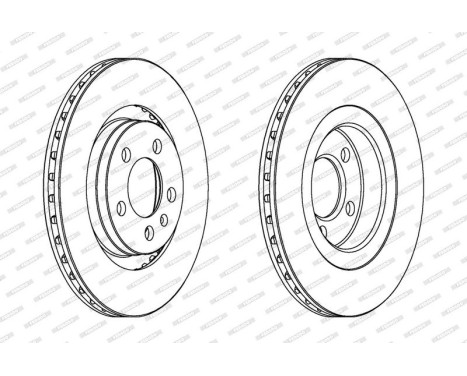 Brake Disc PREMIER DDF928 Ferodo, Image 3