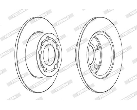Brake Disc PREMIER DDF929 Ferodo, Image 2
