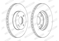 Brake Disc PREMIER DDF975C Ferodo