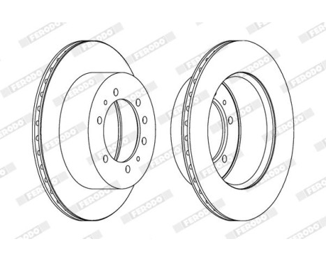 Brake Disc PREMIER DDF976-1 Ferodo, Image 2