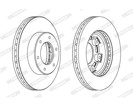 Brake Disc PREMIER DDF991 Ferodo, Image 2
