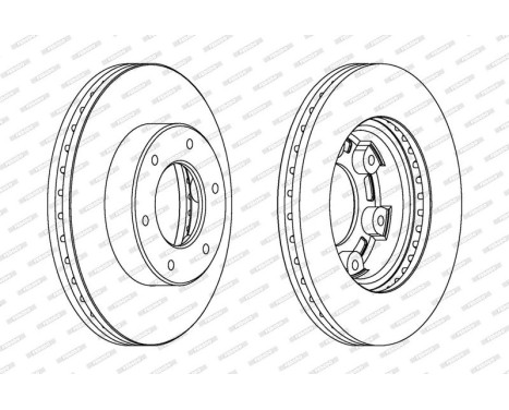 Brake Disc PREMIER DDF991 Ferodo, Image 2