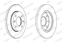 Brake Disc PREMIER DDF995 Ferodo