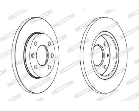 Brake Disc PREMIER DDF995 Ferodo, Image 2