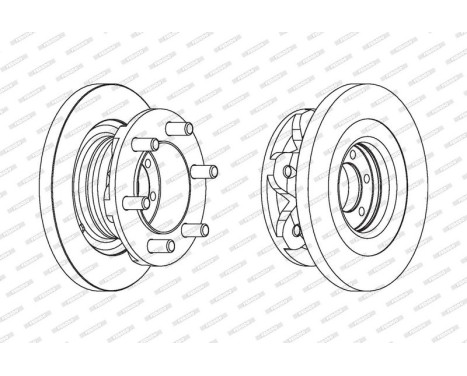 Brake Disc PREMIER FCR139A Ferodo, Image 2