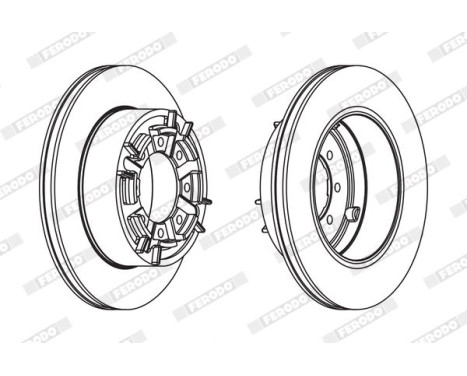 Brake Disc PREMIER FCR140A Ferodo