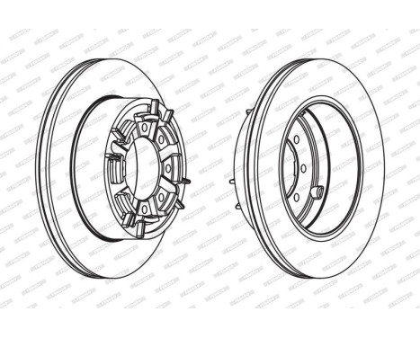 Brake Disc PREMIER FCR140A Ferodo