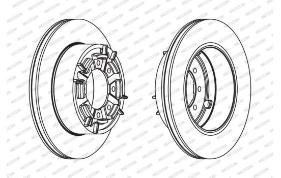 Brake Disc PREMIER FCR140A Ferodo