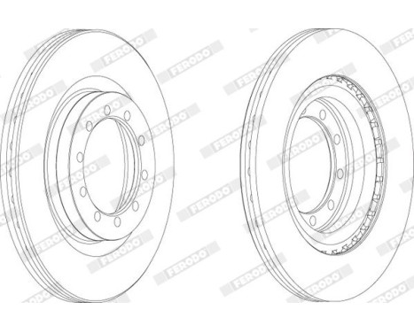 Brake Disc PREMIER FCR183A Ferodo