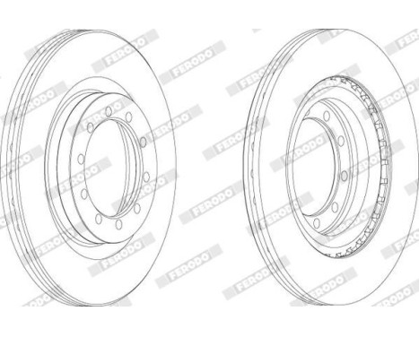 Brake Disc PREMIER FCR183A Ferodo