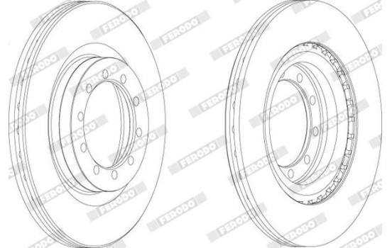 Brake Disc PREMIER FCR183A Ferodo