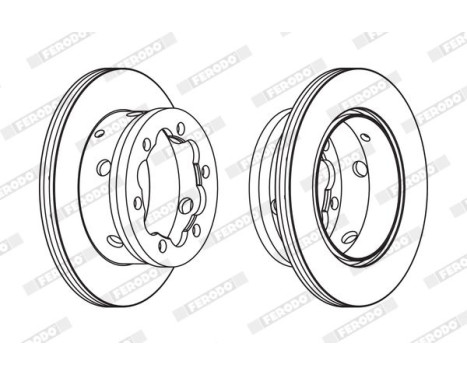 Brake Disc PREMIER FCR191A Ferodo