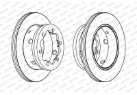 Brake Disc PREMIER FCR191A Ferodo