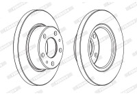 Brake Disc PREMIER FCR194A Ferodo