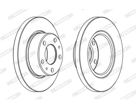 Brake Disc PREMIER FCR194A Ferodo