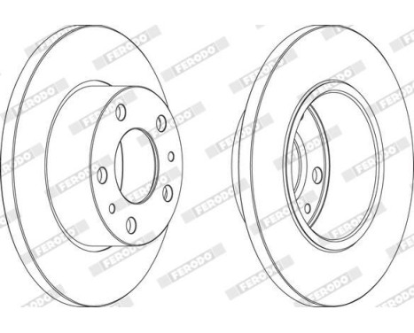 Brake Disc PREMIER FCR195A Ferodo