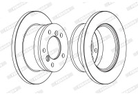 Brake Disc PREMIER FCR229A Ferodo