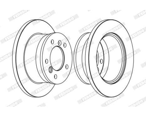 Brake Disc PREMIER FCR229A Ferodo