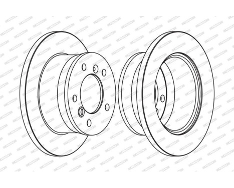 Brake Disc PREMIER FCR229A Ferodo