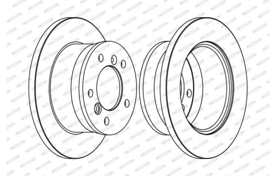 Brake Disc PREMIER FCR229A Ferodo