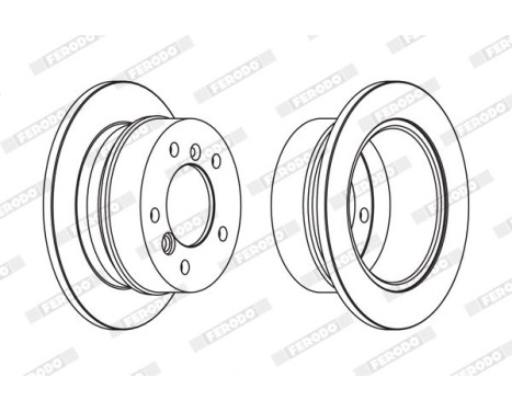 Brake Disc PREMIER FCR230A Ferodo, Image 2