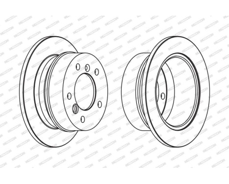 Brake Disc PREMIER FCR230A Ferodo, Image 2