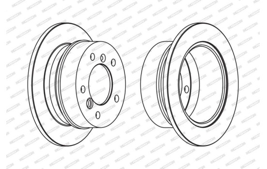 Brake Disc PREMIER FCR230A Ferodo, Image 2