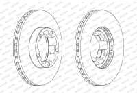 Brake Disc PREMIER FCR261A Ferodo