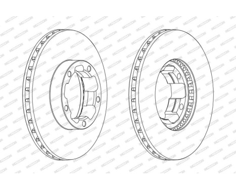 Brake Disc PREMIER FCR261A Ferodo