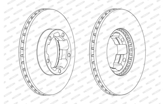 Brake Disc PREMIER FCR261A Ferodo