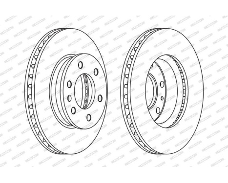 Brake Disc PREMIER FCR310A Ferodo, Image 2
